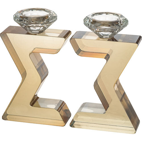 Candlesticks - Crystal Magen David