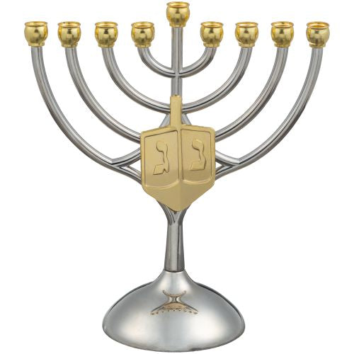 Chanukia - Dreidel - Silver/Gold