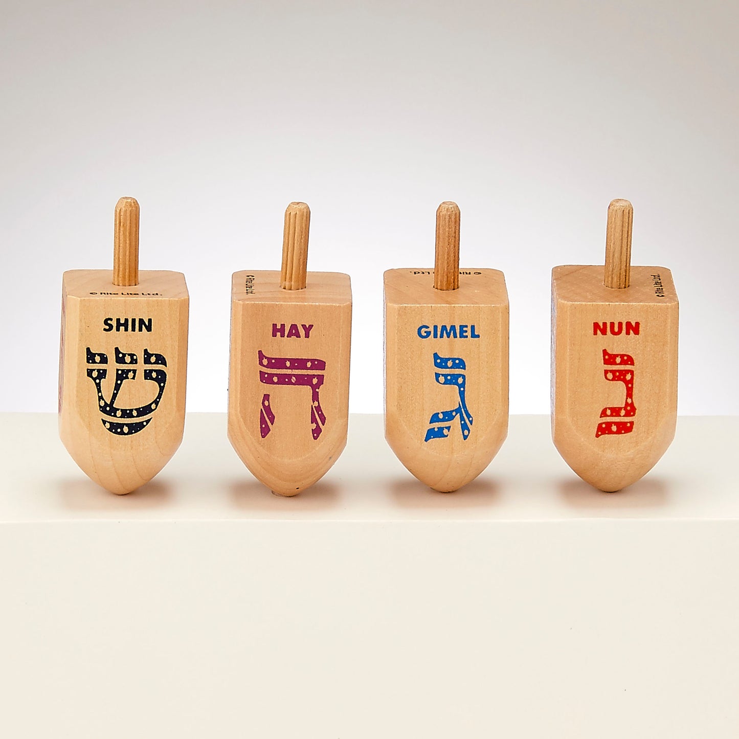 Dreidel Wood Large