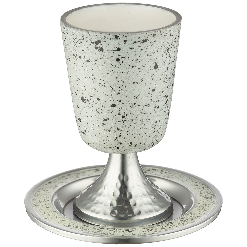 Kiddush Cup - Silver Glitter