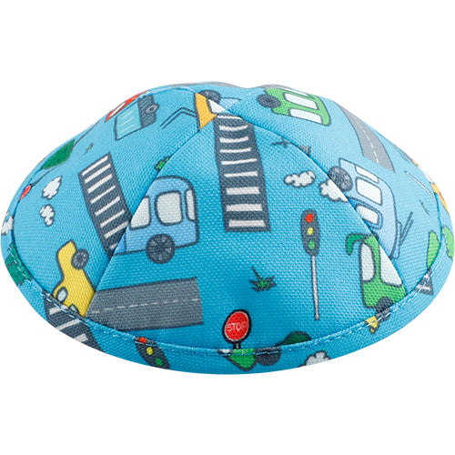 Kippa, fabric, traffic design