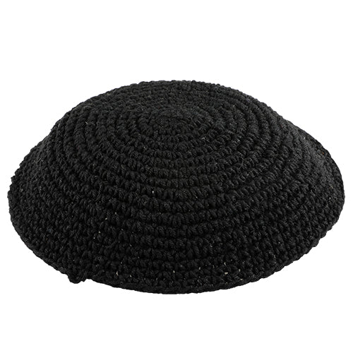 Kippa, Knitted, Black