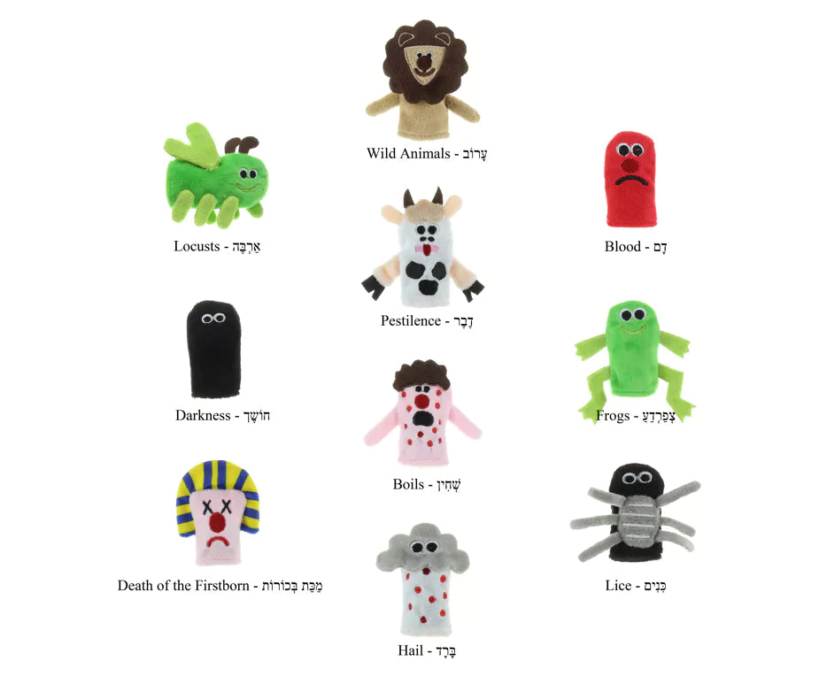 10 Plagues Finger Puppets