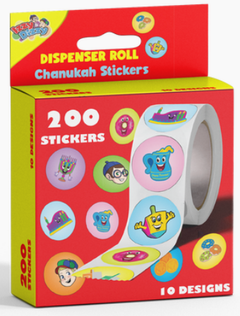 Chanuka Stickers Dispenser