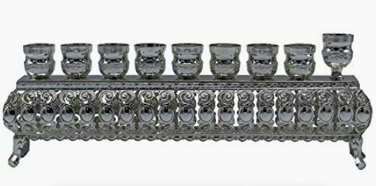 Chanukia - Silver Plated, for oil