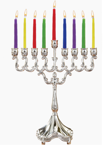 Chanukia - Silver Plated, for candles