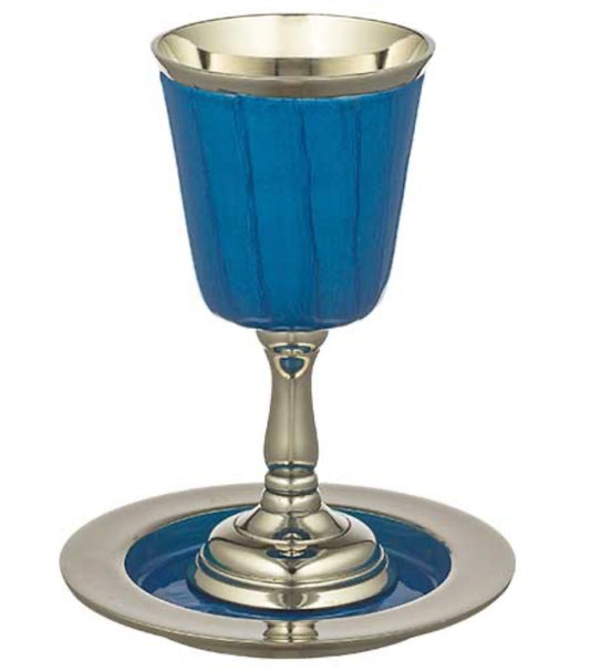 Kiddush Cup - Blue