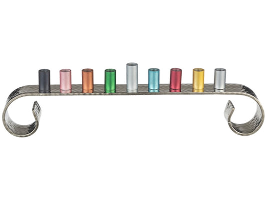 Chanukia, colorful, for Candles