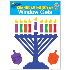 Window Gel Fun - Menorah