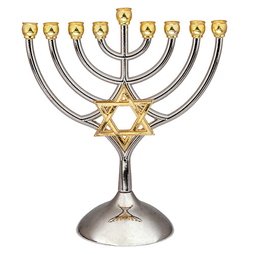 Chanukia - Magen David - Silver/Gold