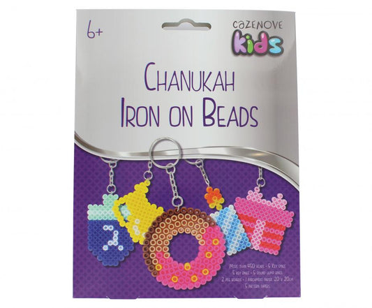 Chanuka Iron On Beads