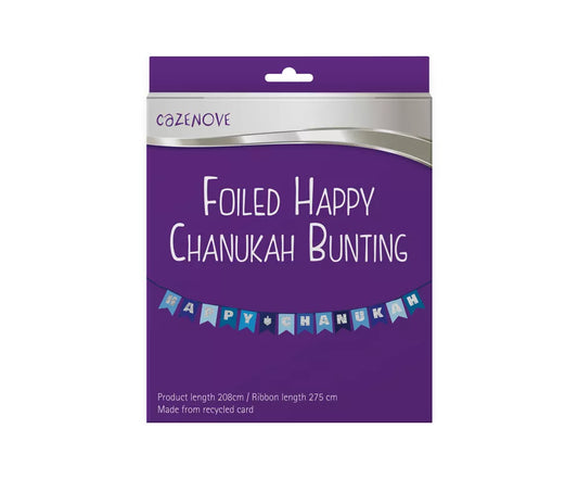 Happy Chanukah foiled Bunting